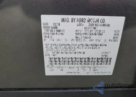 2019 Ford Explorer Xlt z USA, uszkodzony, nr VIN 1FM5K8D84KGA87650